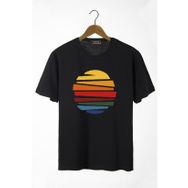 Terapi Men 22Y-3400762-1 Güneş Baskılı Bisiklet Yaka Oversize Erkek T-shirt