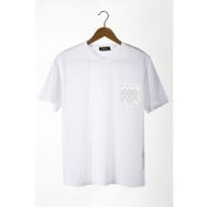 Terapi Men 22Y-3400762-11 Bisiklet Yaka Cepli Oversize Erkek T-shirt