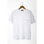 Terapi Men 22Y-3400762-44 Bisiklet Yaka Cepli Oversize Erkek T-shirt