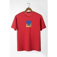 Terapi Men 22Y-3400762-66 Bisiklet Yaka Önü Ducks Baskılı Oversize Erkek T-Shirt