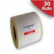 Termal Etiket 80X80 cm 30 Rulo Barkod Etiketi
