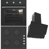 Termikel BO O6435C B - BH P6144C B - Argemon BB60 Siyah 3'lü Ankastre Set