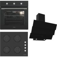 Termikel BO O6435C B - BH P6144C B - CH S6532C BB Siyah 3'lü Ankastre Set
