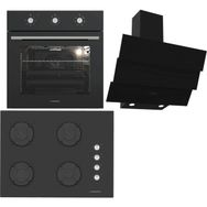 Termikel BO O6435C B - BH P7144C B - CH S6532C BB Siyah 3'lü Ankastre Set