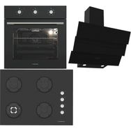 Termikel BO O6435C B - BH P7194C B - CH S6532C BB Siyah 3'lü Ankastre Set