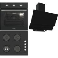 Termikel BoOO6435C B - BH P6194C B - CH S6532C BB Siyah 3'lü Ankastre Set