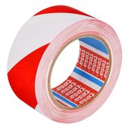 Tesa 60760 50 mm x 33 mt Kırmızı Beyaz Yer İşaretleme Bandı