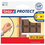 Tesa Beyaz 8 Adet 10x10 mm Kapı Çarpmalarına Karşı Tampon
