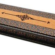 Tesbihane Kahverengi Deri & Ahşap Kombinli Elegance Tesbih Kutusu