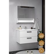 Teta Batum 65 cm Beyaz Mdf Banyo Dolabı Seti
