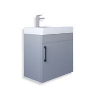 Teta Home Rio 45 cm MDF Sis Gri Banyo Lavabolu Alt Dolap