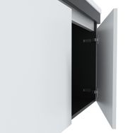 Teta Home Tokyo 80 cm MDF Antrasit - Beyaz Banyo Lavabolu Alt Dolap