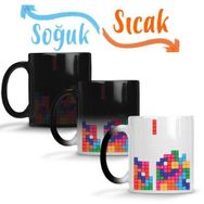 Tetris Atari Oyun Games Sihirli Porselen Kupa