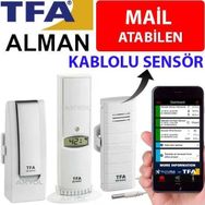TFA WH502-BM SET Kablolu Sensörlü Akıllı Sıcaklık ve Nem Ölçer