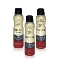 The End Antiperspirant Ter Önleyici Leke Yapmayan Kadın Sprey Deodorant 150 ml x 3