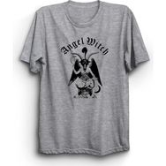 The Fame Angel Witch Rock Metal Müzik Grubu Gri Kadın T-shirt