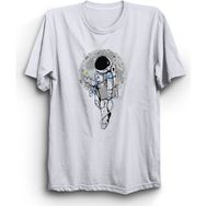 The Fame Astronot VIII Moon And Astronaut Uzay Beyaz Kadın T-shirt