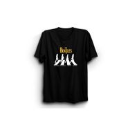 The Fame Beatls Abbey Road Rock Metal Grup Siyah Kadın T-shirt