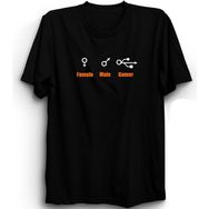 The Fame Gamer Oyun Game Konsol Oyuncu Siyah Kadın T-shirt