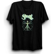 The Fame Ghost Green Rock Metal Grup Siyah Kadın T-shirt