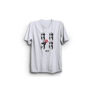 The Fame Melanie Kiss Beyaz Unisex T-shirt