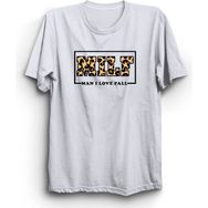 The Fame Milf Man I Love Fall Mizah Beyaz Kadın T-shirt