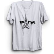 The Fame Paris Eyfel Kulesi Fransa France Eiffel Tower Beyaz Kadın T-shirt