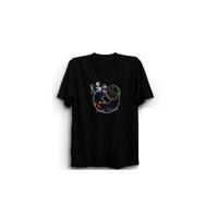 The Fame Pink Mechanic Rock Metal Müzik Grubu Siyah Unisex T-shirt