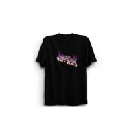 The Fame Priest Road To Valhalla Logo Rock Metal Müzik Grubu Siyah Unisex T-shirt