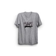 The Fame Rush Font Logo IV Rock Metal Grup Gri Kadın T-shirt