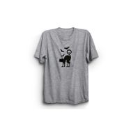 The Fame Yarasalar ve Kedi Cat And Bats Animal Gri Kadın T-shirt