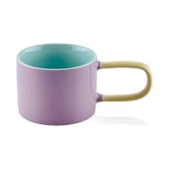 The Mia 270 ml Rainbow Mor Porselen Kupa