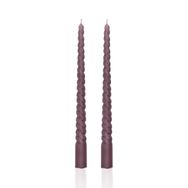 The Mia 29 cm Burgu Vizon 2'li Şamdan Mumu Set