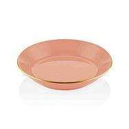 The Mia Basic 6'lı Set Somon Pembe 20 cm Yemek Tabağı