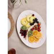 The Mia Grande 40 cm Beyaz Servis Tabağı