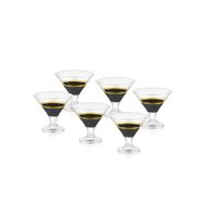 The Mia Siyah Gold 6'lı Set Glow Dondurmalık