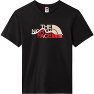 The North Face M S/S Mountain Line Tee Siyah Erkek T-Shirt