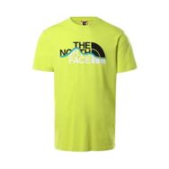 The North Face Mountain Line Yeşil Erkek T-shirt