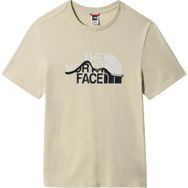 The North Face NF00A3G23X41 Gri Mountain Line Erkek T-shirt
