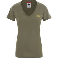 The North Face NF00A3H67D61 W Simple Dome Tee Haki Günlük Kadın T-Shirt