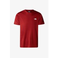 The North Face NF0A4CDWPOJ1 Kırmızı Erkek T-shirt