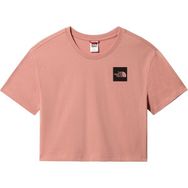 The North Face NF0A4SY9HCZ1 Cropped Fine Bordo Kadın T-shirt