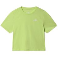 The North Face NF0A55AYHDD1 Foundation Crop Yeşil Kadın T-shirt