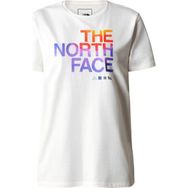 The North Face NF0A55B2Q4C1 W Foundatıon Graphıc Tee - Eu Kadın T-Shirt