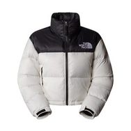 The North Face NF0A5GGEROU1 Krem W Nuptse Short Kadın Outdoor Montu
