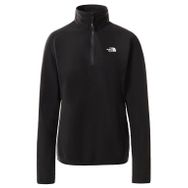 The North Face NF0A5IHNJK31 W 100 Glacier 1/4 Zip Siyah Kadın Outdoor Poları