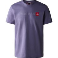 The North Face NF0A7X1MN141 M SS Never Stop Exploring Tee Mor Erkek T-shirt