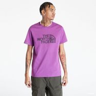 The North Face NF0A827HLV11 S/S Woodcut Dome Tee Eu Mor Erkek T-shirt