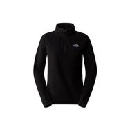 The North Face NF0A855M4H01 Siyah W 100 Glacier 1/4 Zip Polar Kadın Sweatshirt