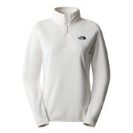 The North Face NF0A855MN3N1 W 100 Glacier Yarım Fermuar Beyaz Kadın Polar